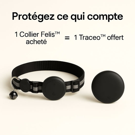 KALYMA Félis- Collier GPS Intelligent pour Chat