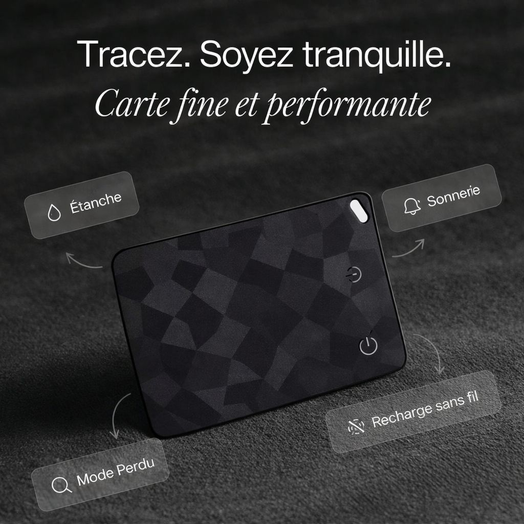 Carteo - Carte de localisation intelligente Ultra-fine