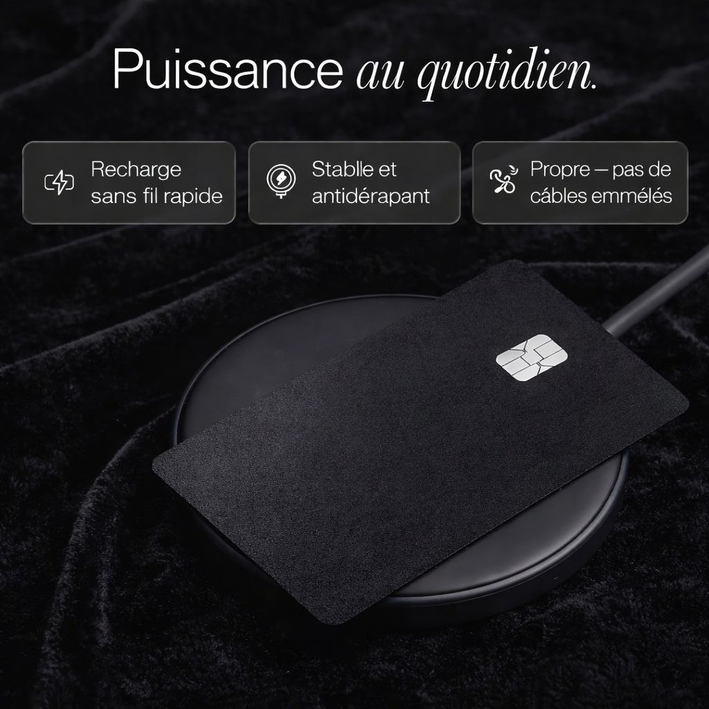 Chargeur rapide sans fil Carteo