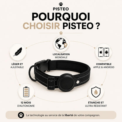 Pisteo - Collier Intelligent pour Chien