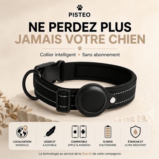 Pisteo - Collier Intelligent pour Chien